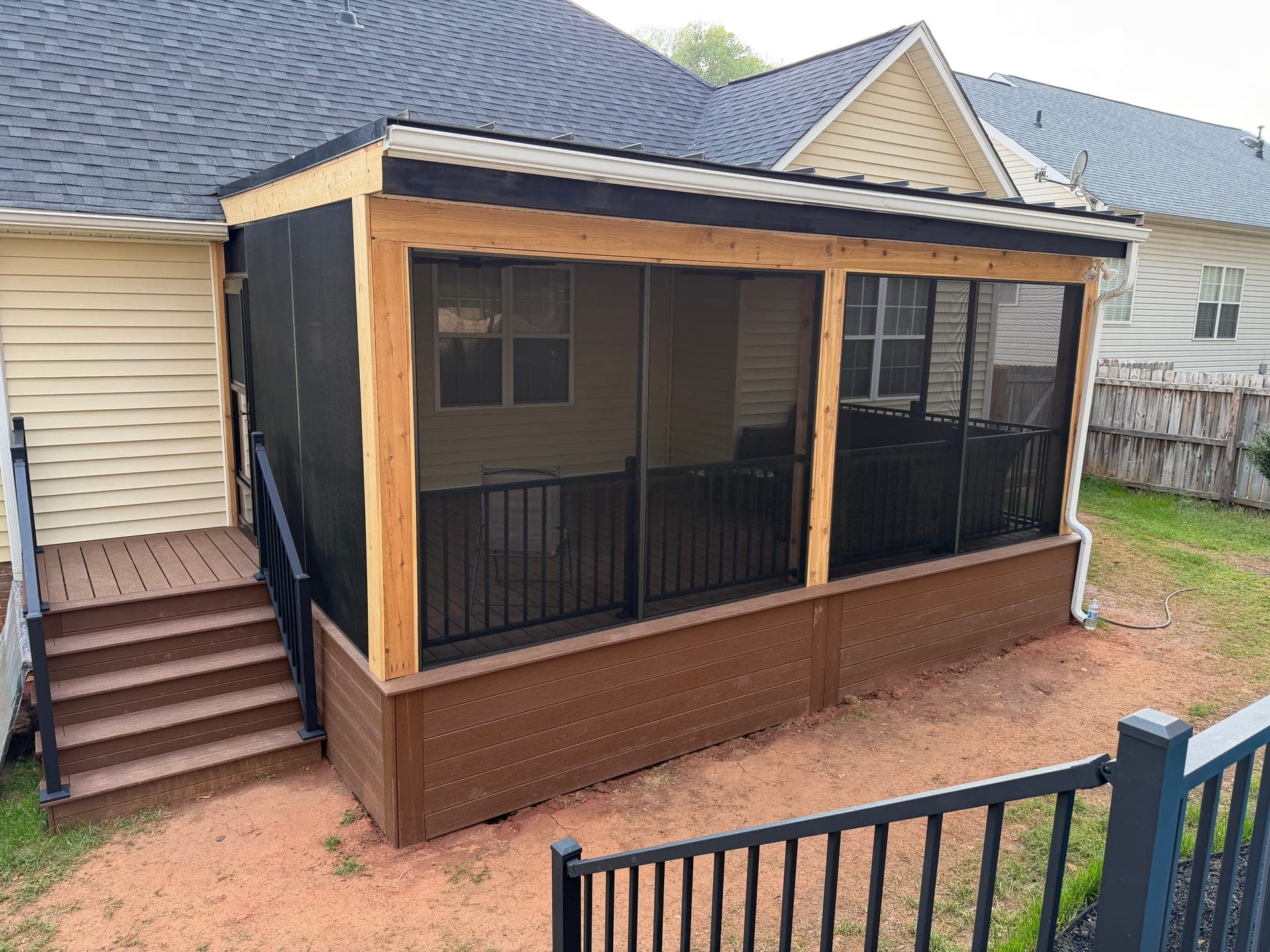 Screen room by Compass Contracting
